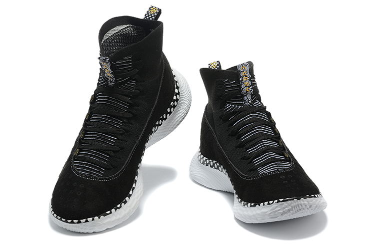 Under Armour Curry 4 Flotro Black and white